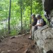 Hiking at Glenville Falls